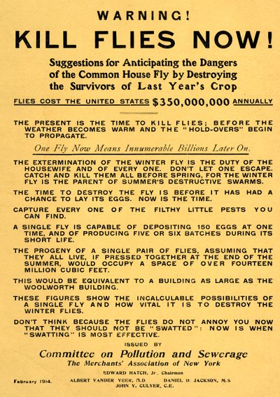Issued by the Merchants’ Association of New York’s Committee on Pollution and Sewerage by Merchants Sewage